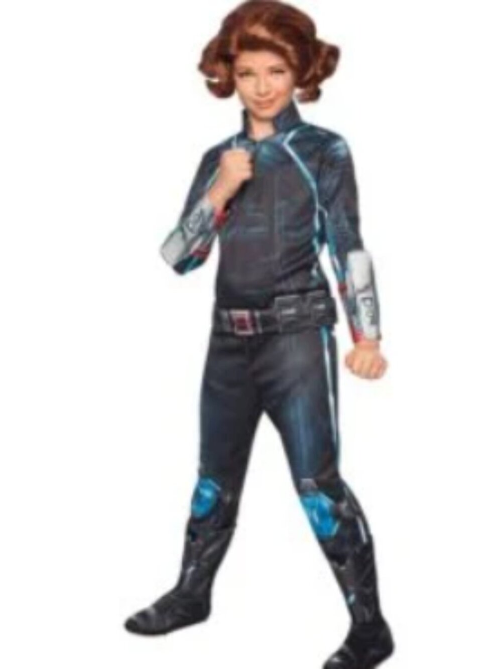 Kids Black Widow Costume with Belt Sz M Avengers 2 Marvel